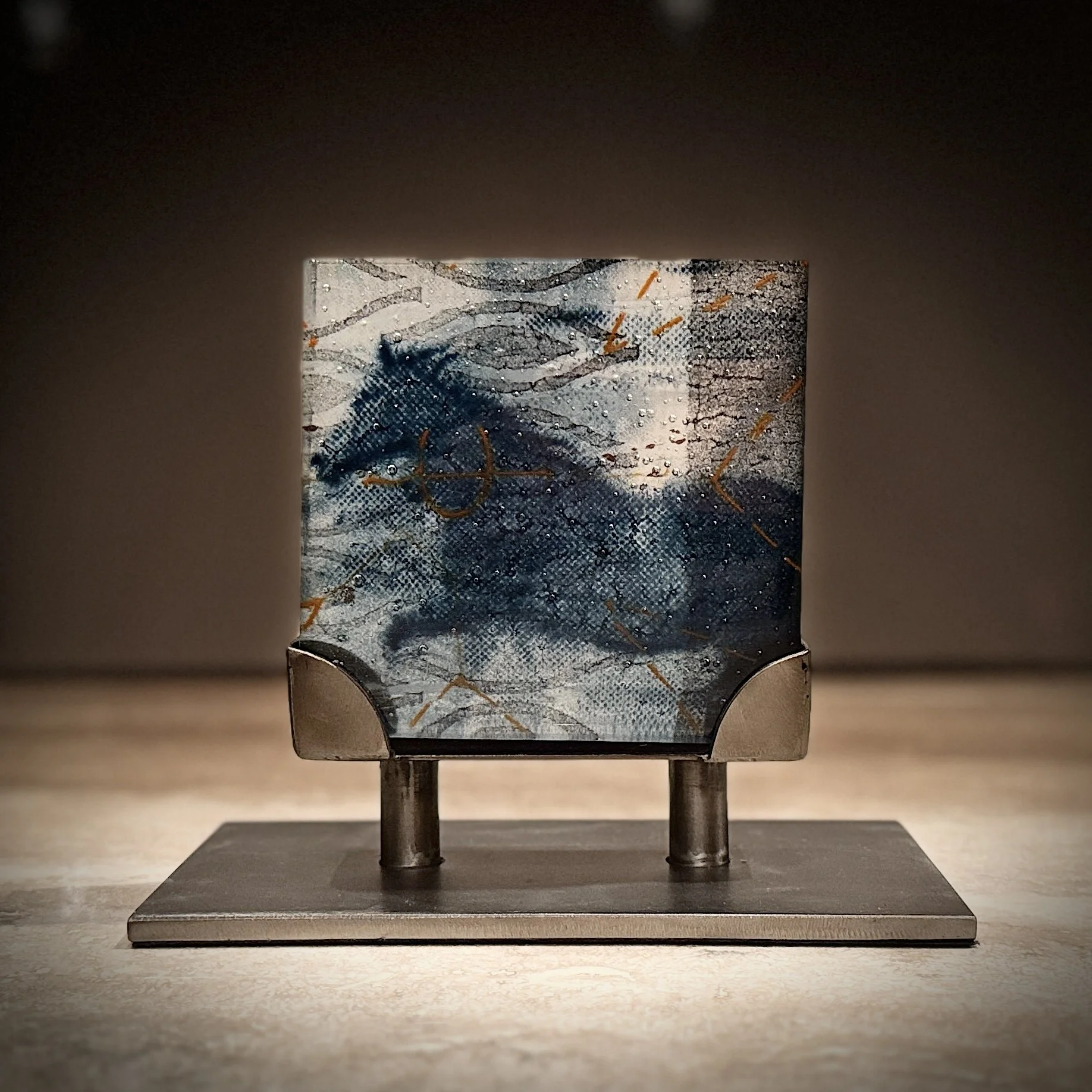 Denim Darlins' | 7 x 8 x 4 inches | Available - Sorrel Sky Gallery, Santa Fe