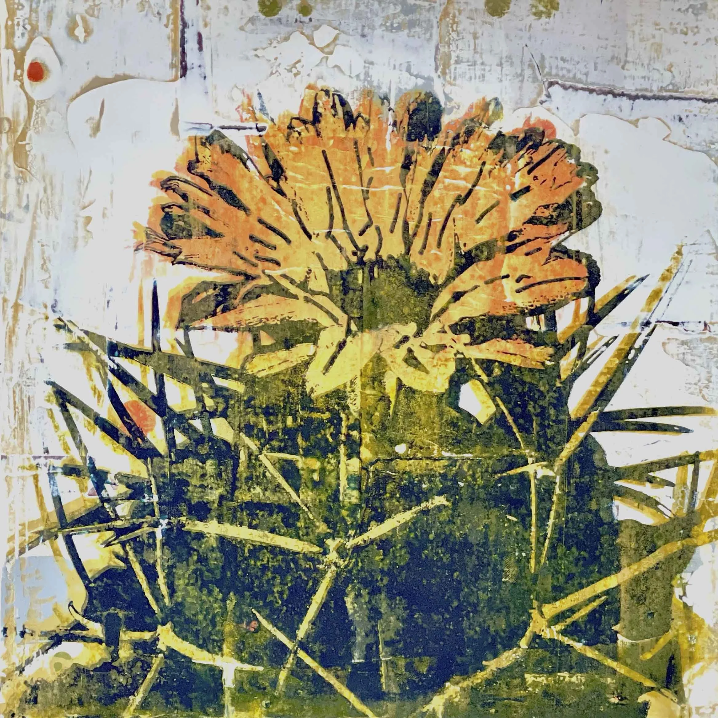 All Abloom II | 14 x 14 in | SOLD