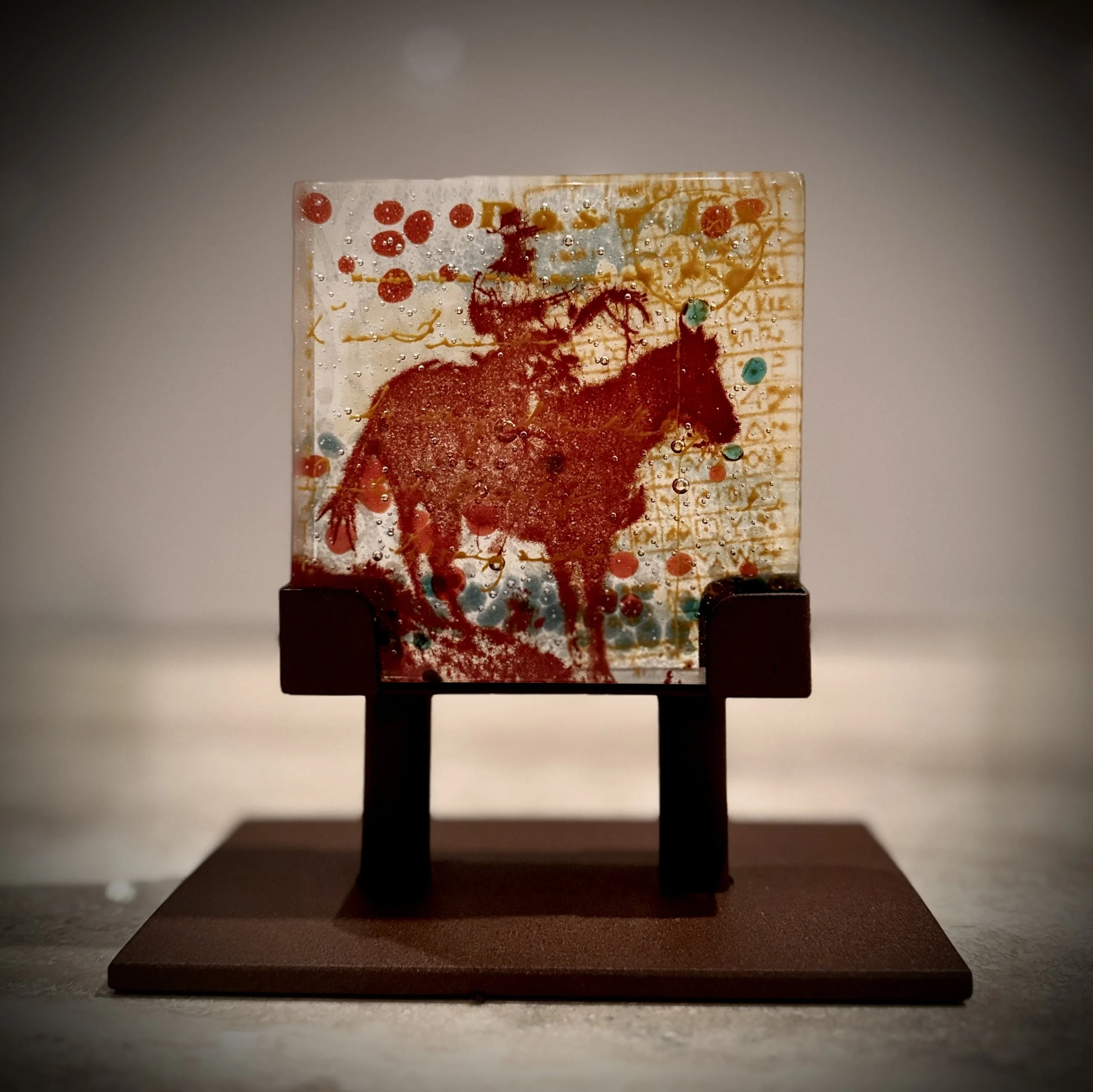 Cowboy Dreaming | 7.5 x 7.5 x 4 inches | Available - Sorrel Sky Gallery, Santa Fe