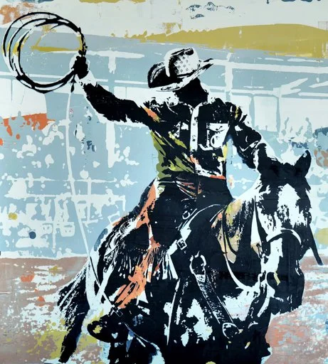 The Pickup Man | 40 x 40 in | SOLD