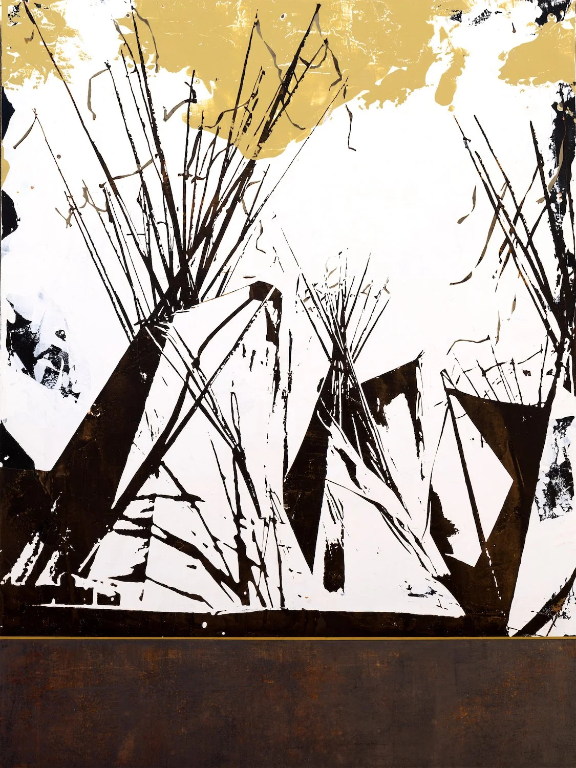 Wolf Moon | 48 x 36 in | Dick Idol Signature Gallery, Whitefish MT