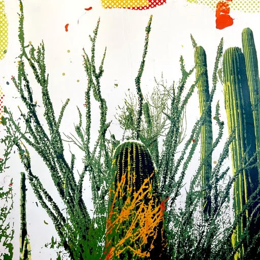 Desert Magic | 24 x 24 in | Grace Renee Galley, Carefree AZ