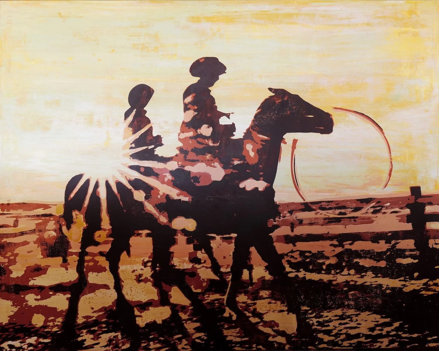 "Together Again" | 48 x 60 in | Available - Altamira Fine Art, Scottsdale AZ