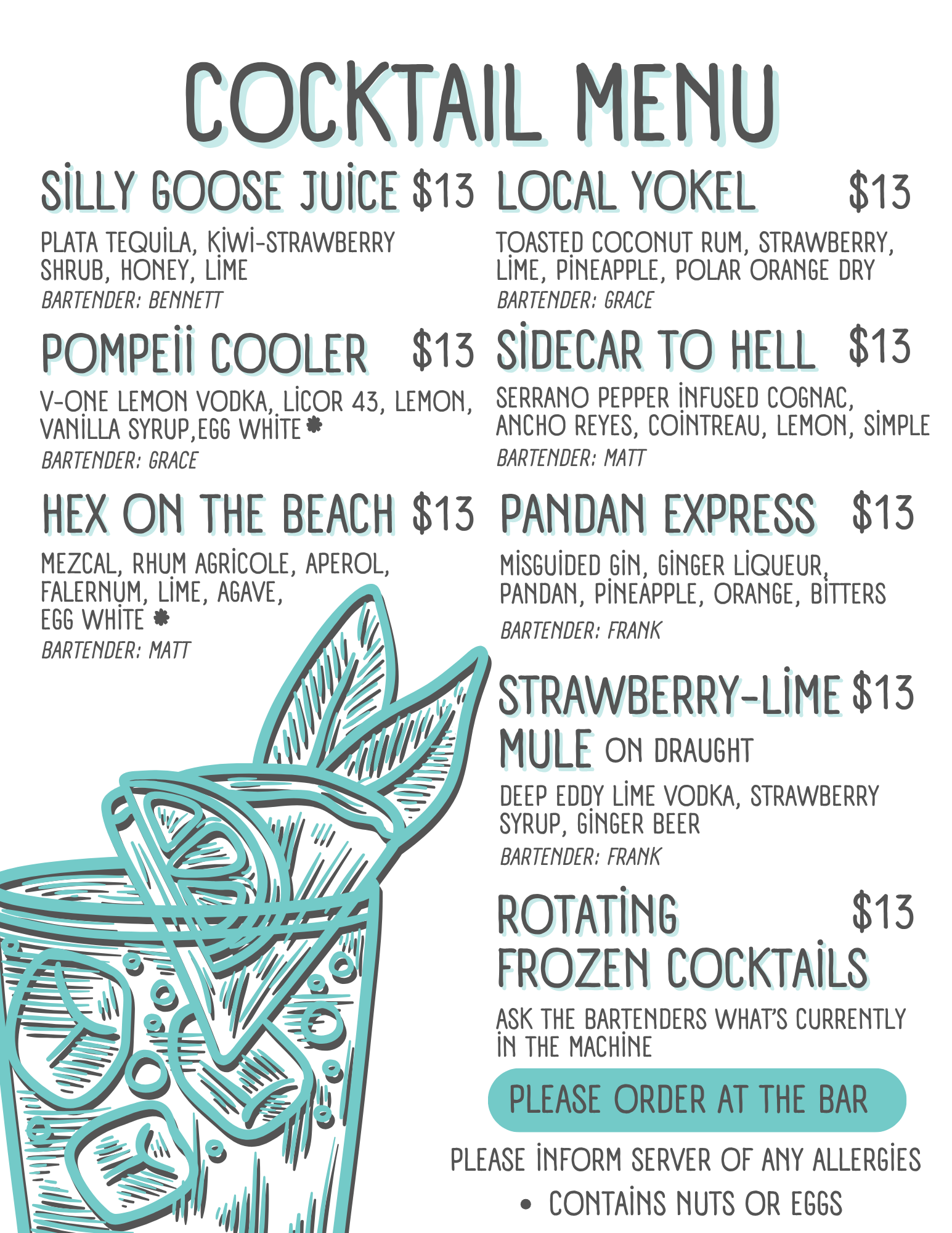 New Menu!