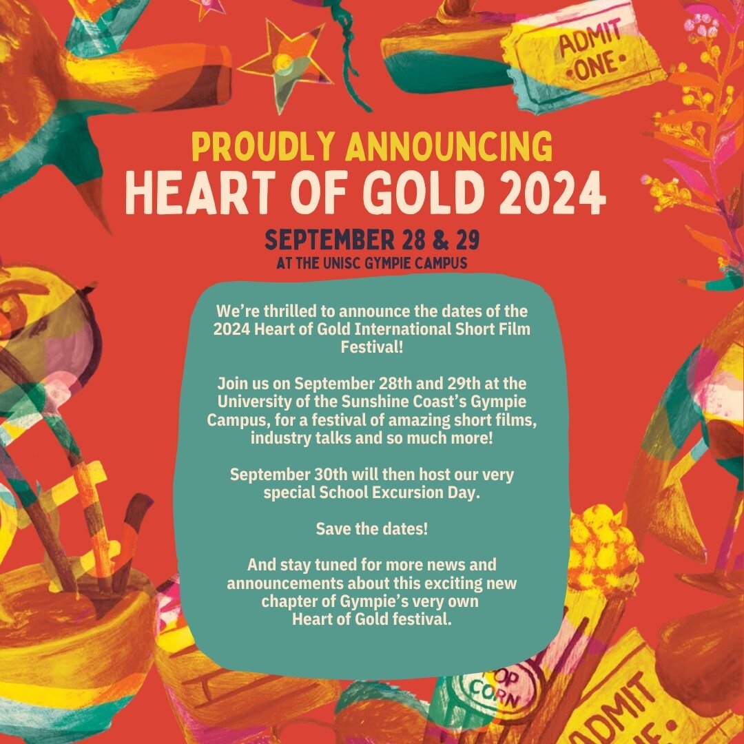 🎬 Exciting news! Save the dates for Heart of Gold International Short Film Festival 2024! 

📽️ Join us on September 28 &amp; 29 for a cinematic journey filled with creativity, inspiration, and storytelling magic. 

Get ready to immerse yourself in 