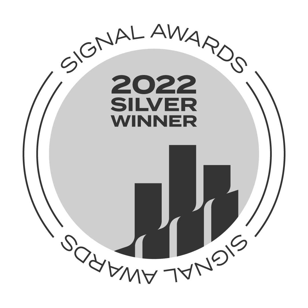 Signal Awards 2022 Silver Winner Badge
