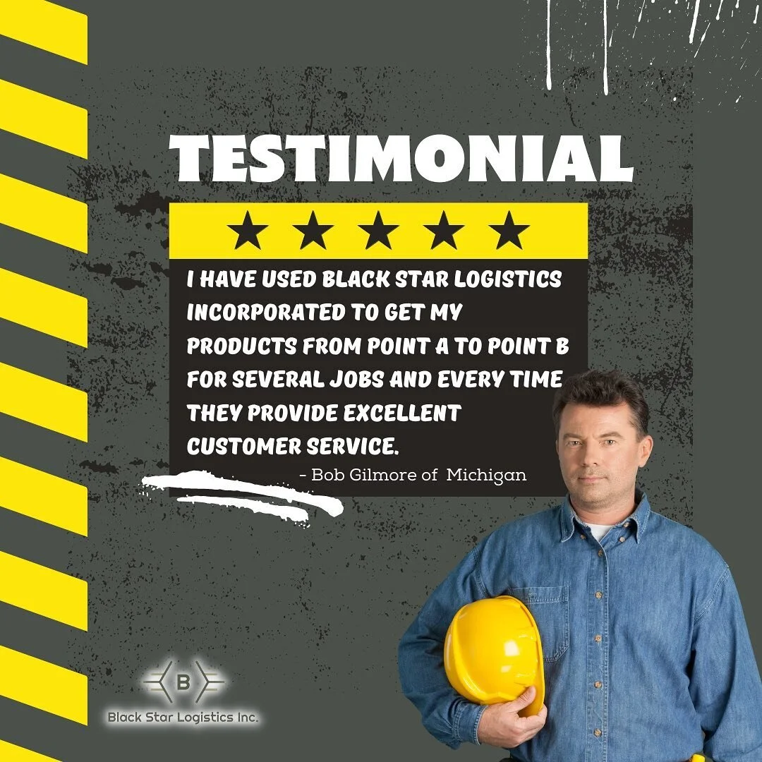 Customer Service is the 🔑 #BlackStarLogistics #truckinglife