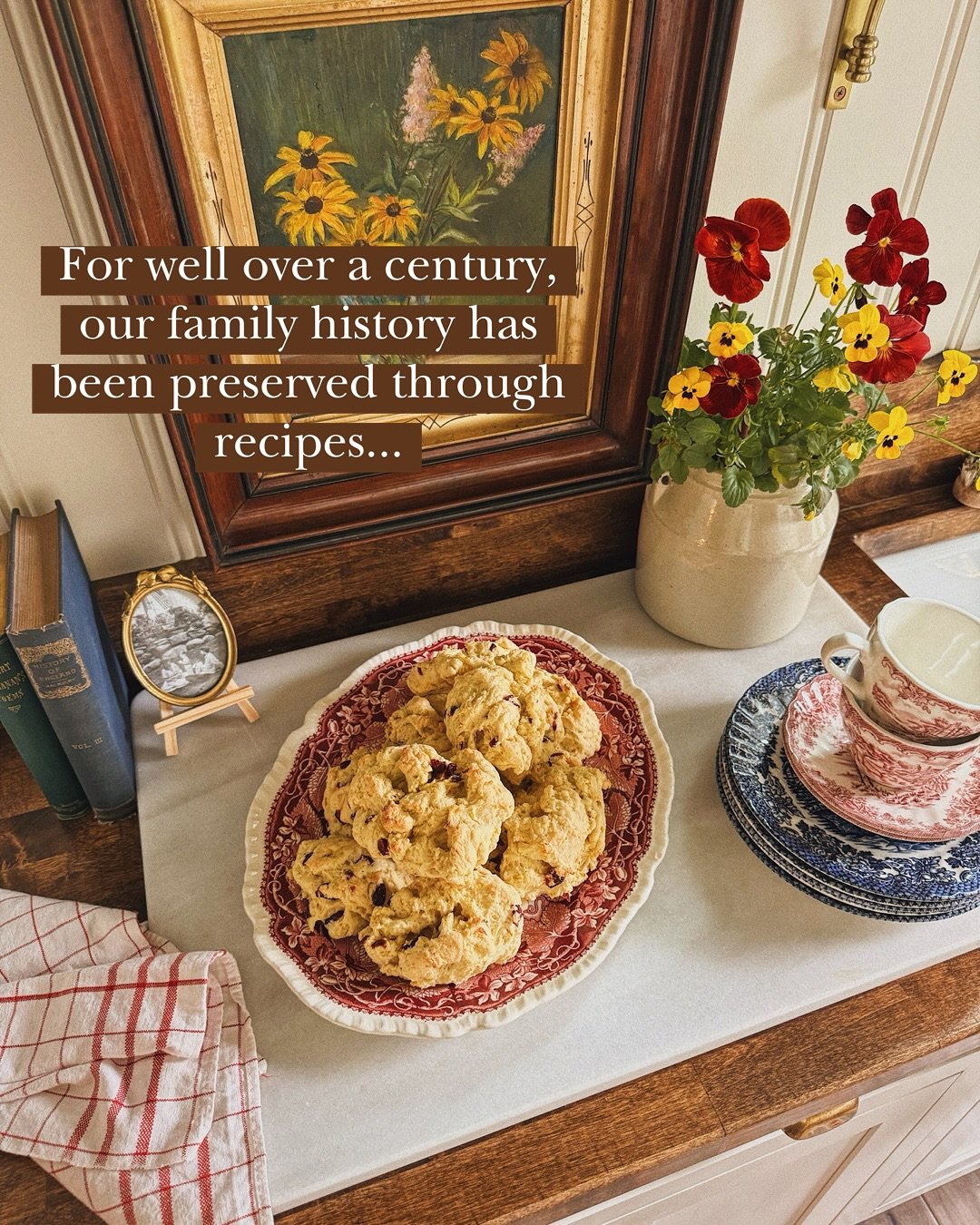 Our family recipes are the cornerstones of our gatherings, whether it be a wedding, a birthday or a simple Sunday morning. We hope you enjoy this one. ✨☕️ #pantryhill