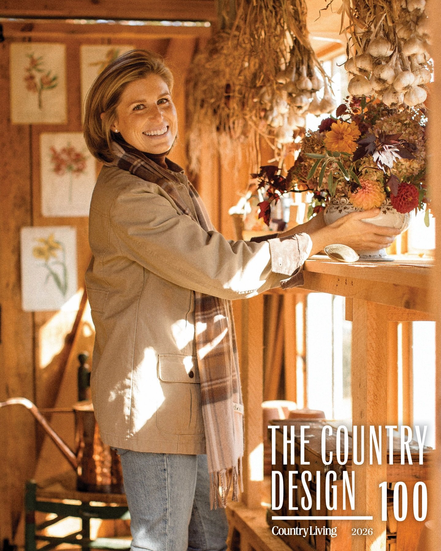 An honor of a lifetime to be included on @countrylivingmag&rsquo;s Country Design 100, a list of tastemakers currently defining the home and design space. As I&rsquo;m scrolling through the list while making my 3 year-old lunch, I honestly am in disb