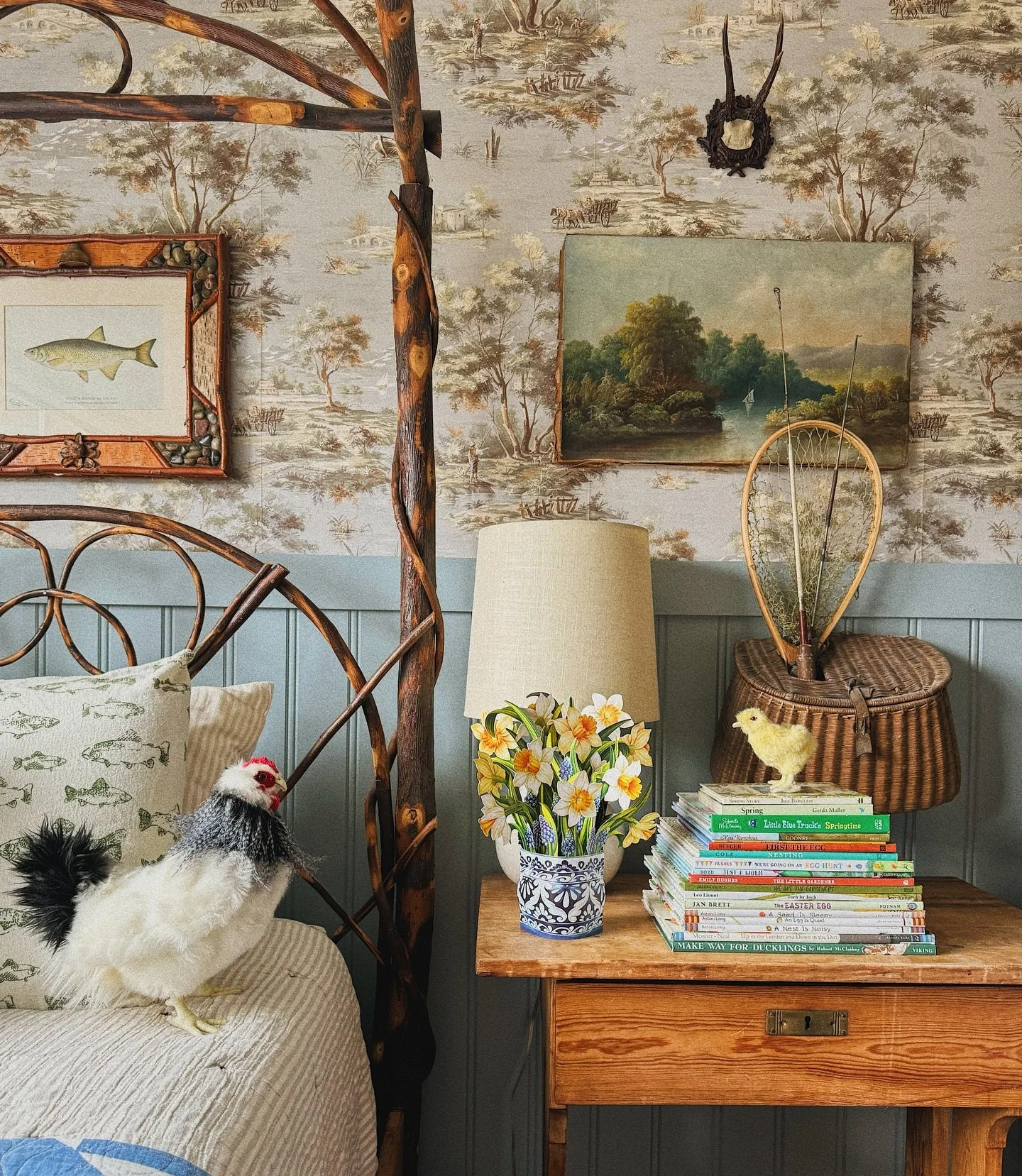 As spring slowly emerges in upstate New York, we&rsquo;re starting to turn our hearts and minds to the sky and the soil, to the plants and the animals. So we&rsquo;ve once again stacked the nightstand with books to get us in the spirit, books that in
