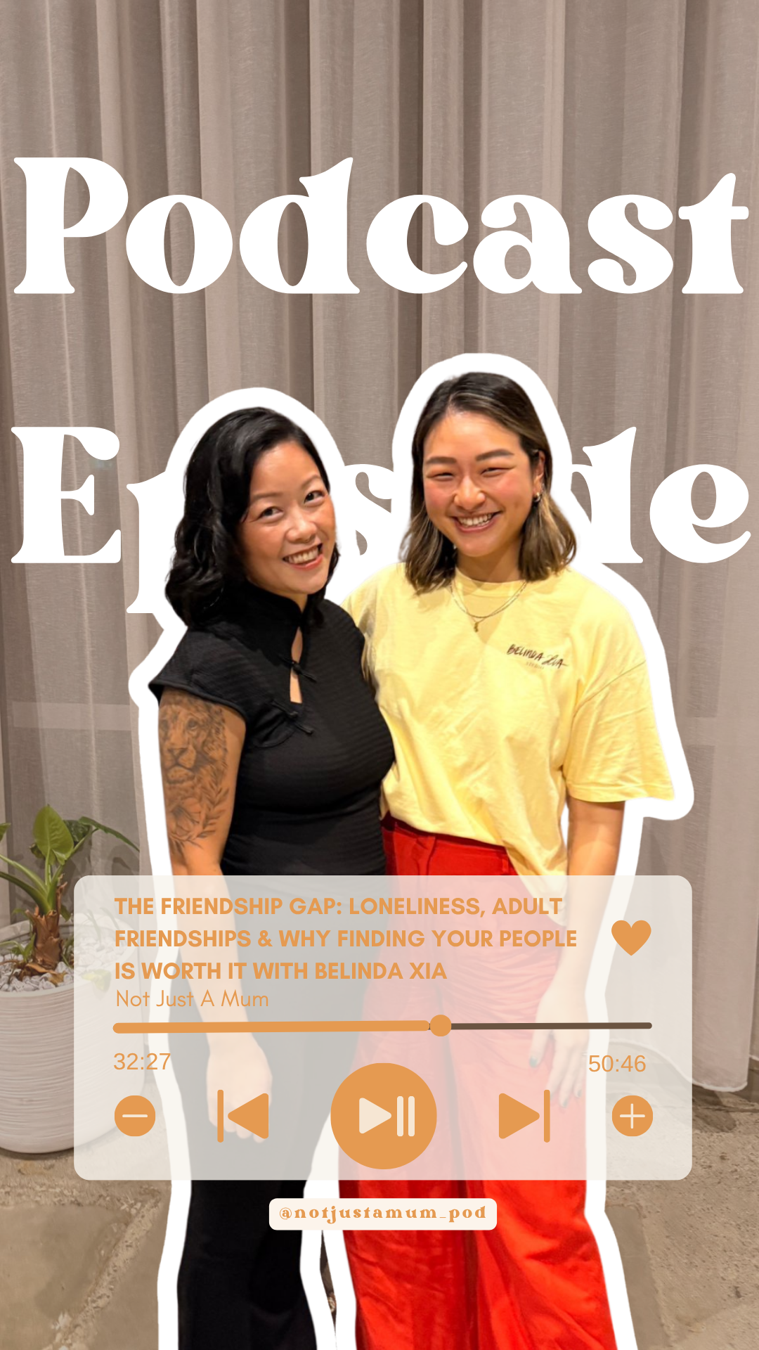 The Friendship Gap: Loneliness, Adult Friendships &amp; Why Finding Your People Is Worth It with Belinda Xia