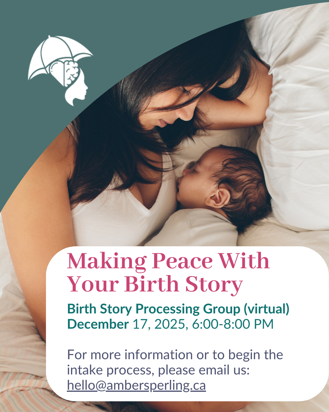 Healing the Hard Moments: Pregnancy, Birth &amp; Postpartum Processing Group