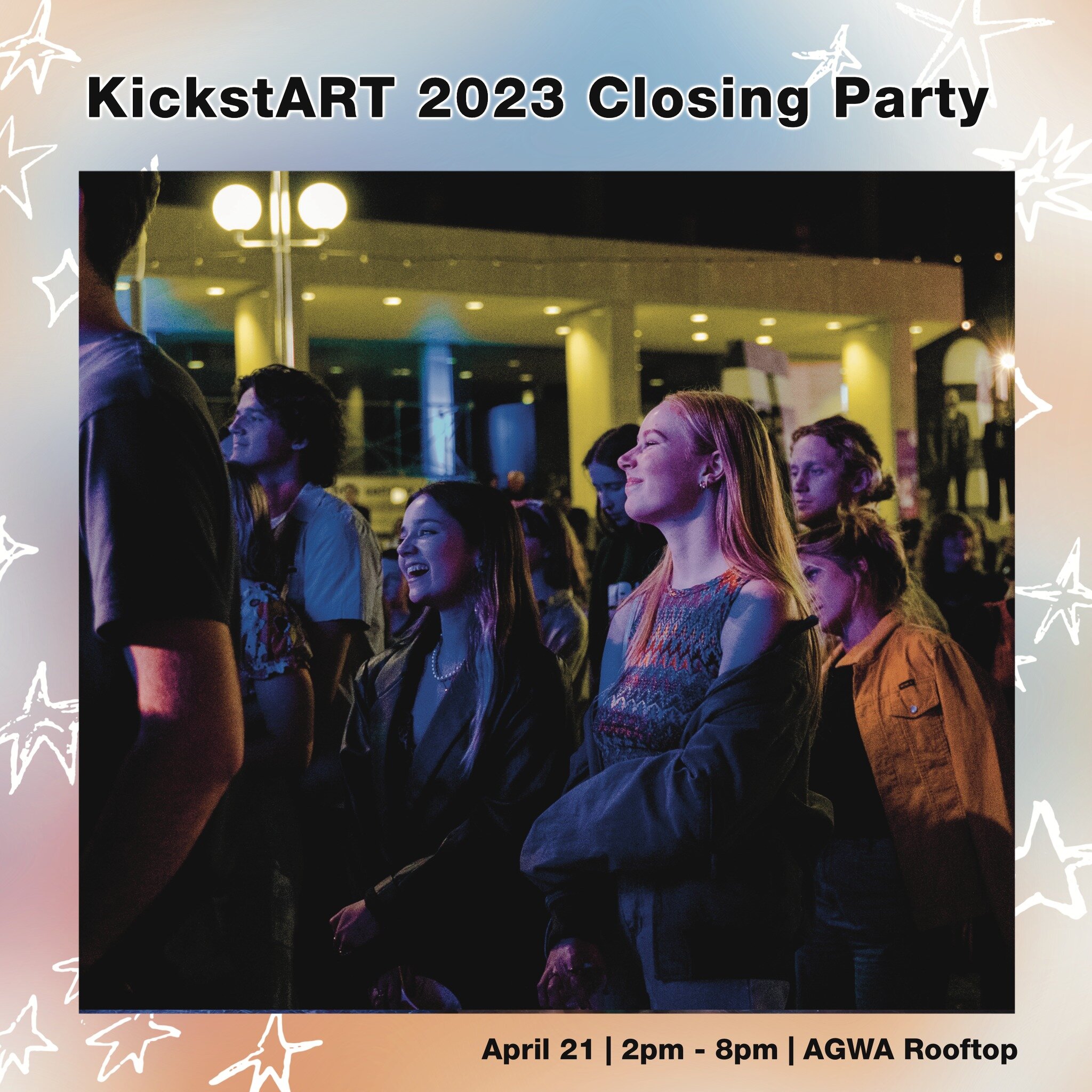 KickstART 2023 Closing Party 🎉🎊

Youth Week WA KickstART Festival 2023 finishes off with an evening of free live music, dancing and games at the Art Gallery of WA Rooftop on Friday April 21! Headlining will be Anesu, known for their catchy &amp; po
