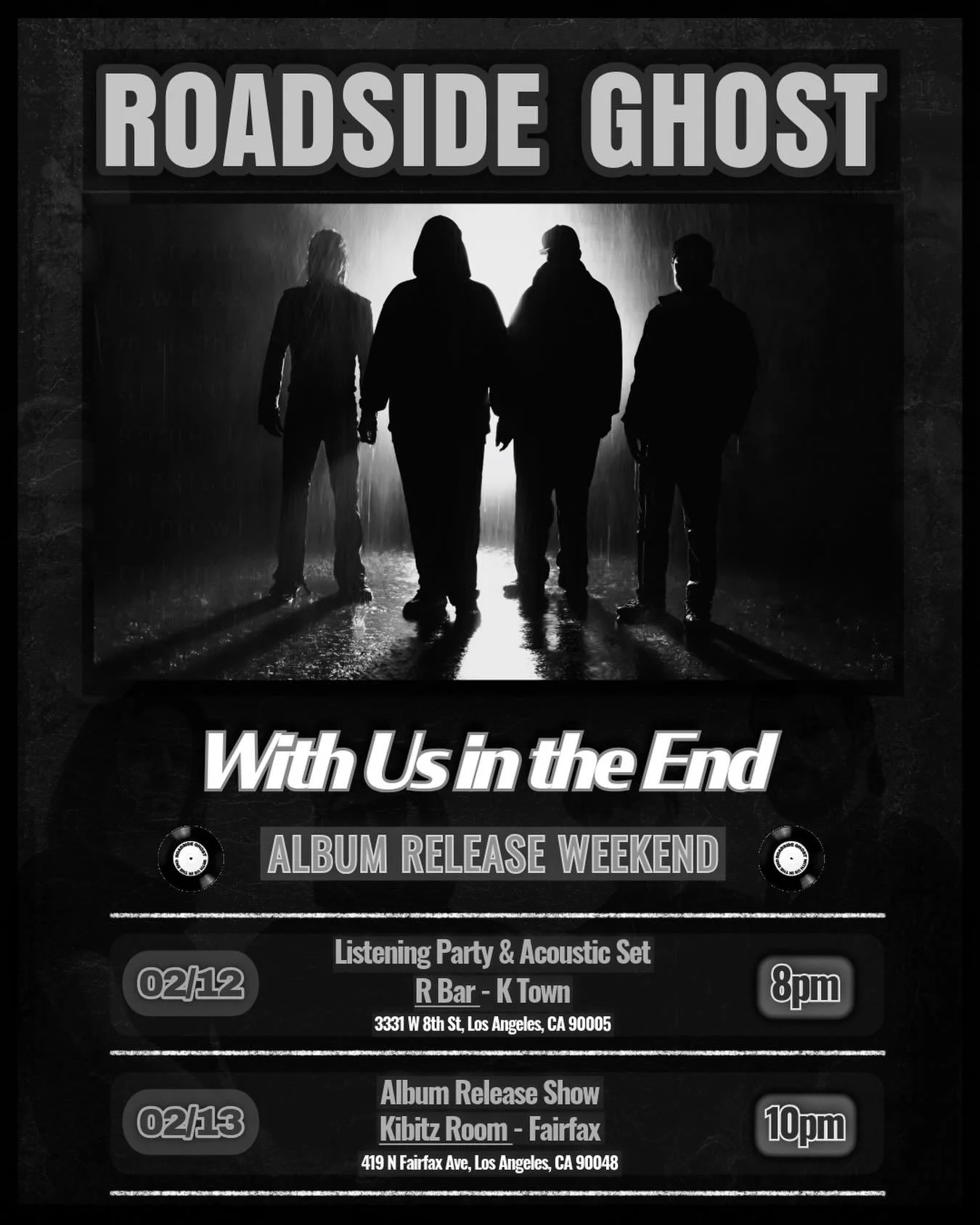 Tell all your friends! Playing two release events next week, mark your calendars 🗓️

.
.
.
.
.
.
.
.
.
.

#rockmusic #newalbum #rockandroll #losangelesmusic #newmusic