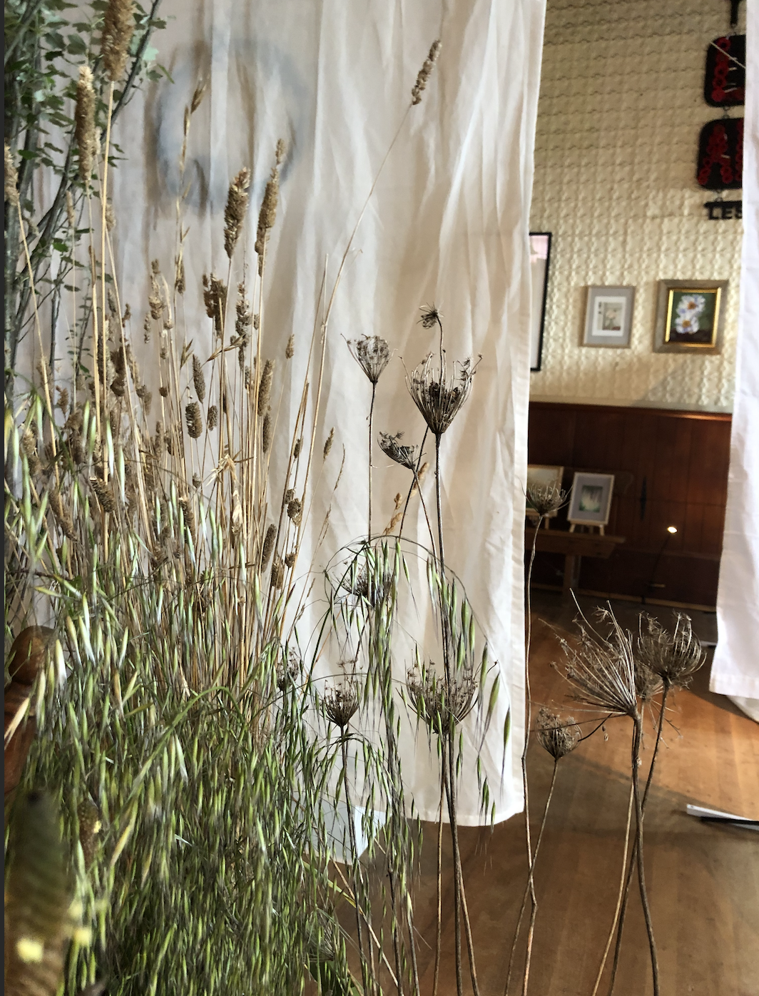The Secret Garden installation in Loch Public Hall 2022