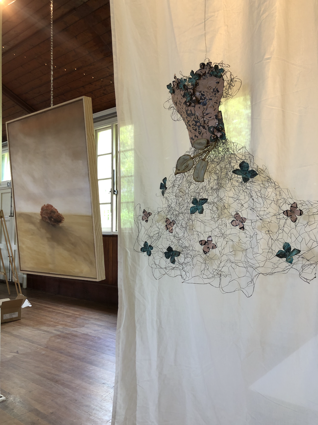 The Secret Garden installation in Loch Public Hall 2022