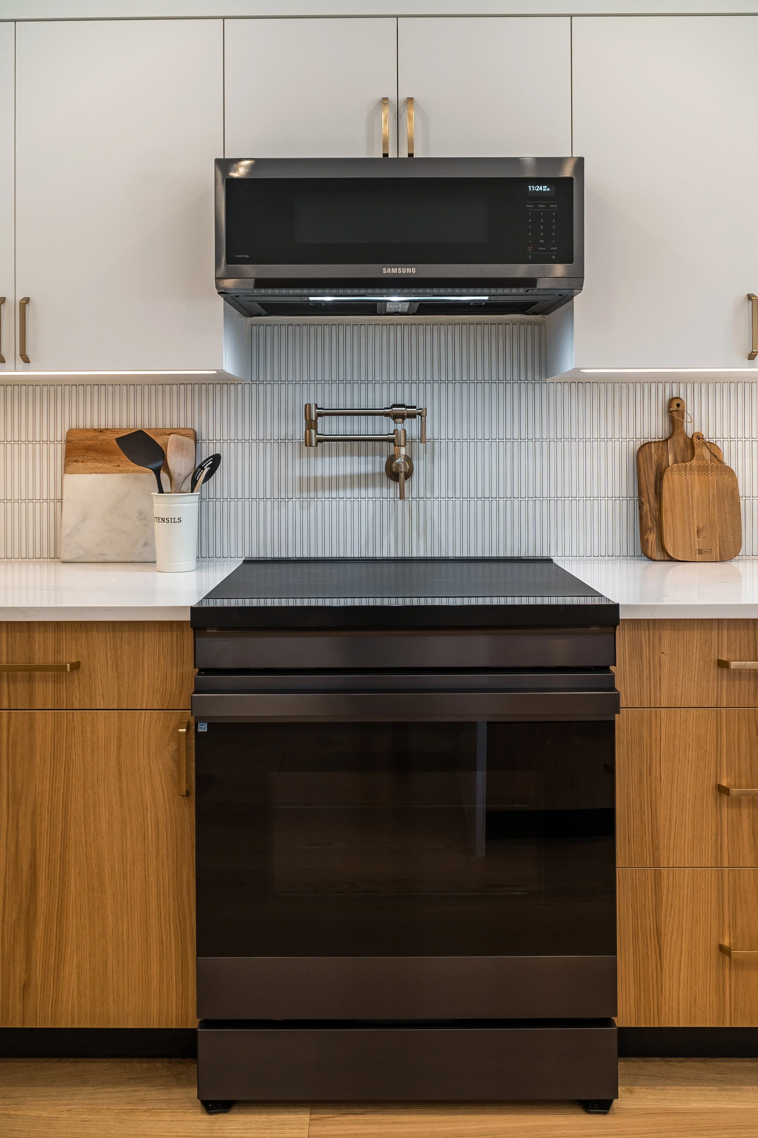 stove and kitchen detail