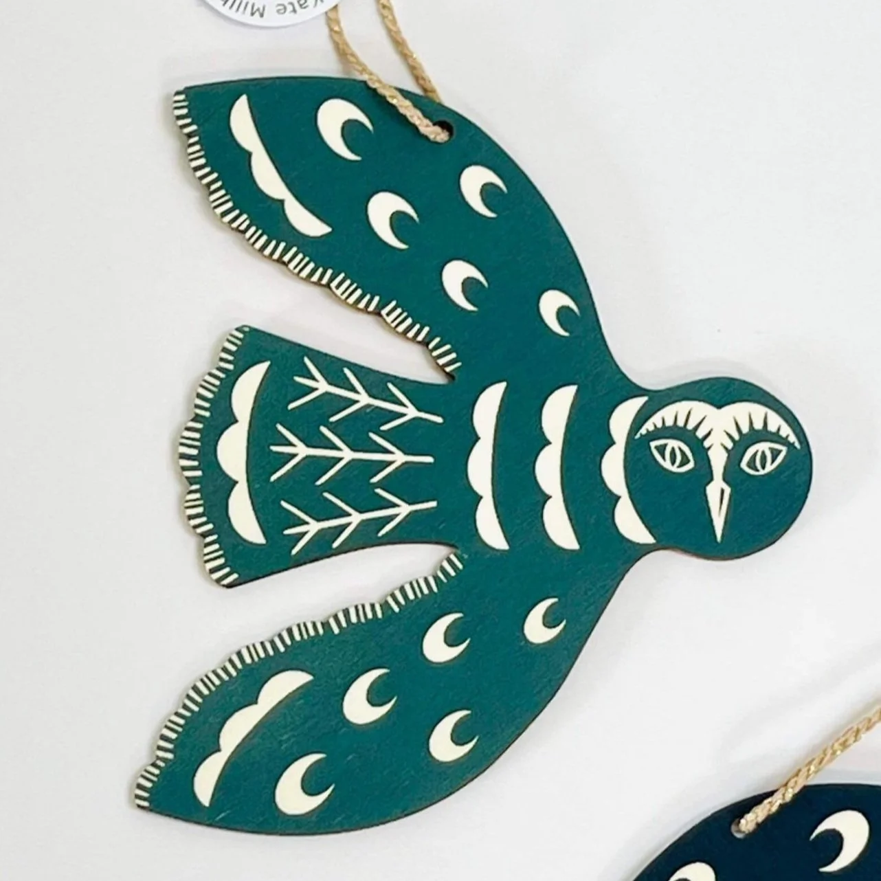Plywood Hanging Owl Decorations ~ Kate Millbank — Latitude 50 Living