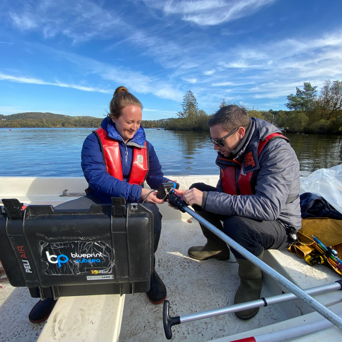 LD-CHARM team carrying out research on Windermere.png
