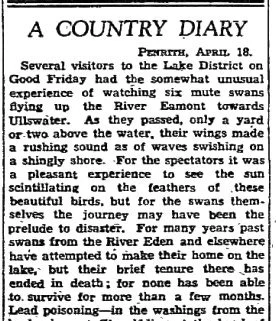 Figure 4. A cutting from the UK newspaper the Guardian in 1939.