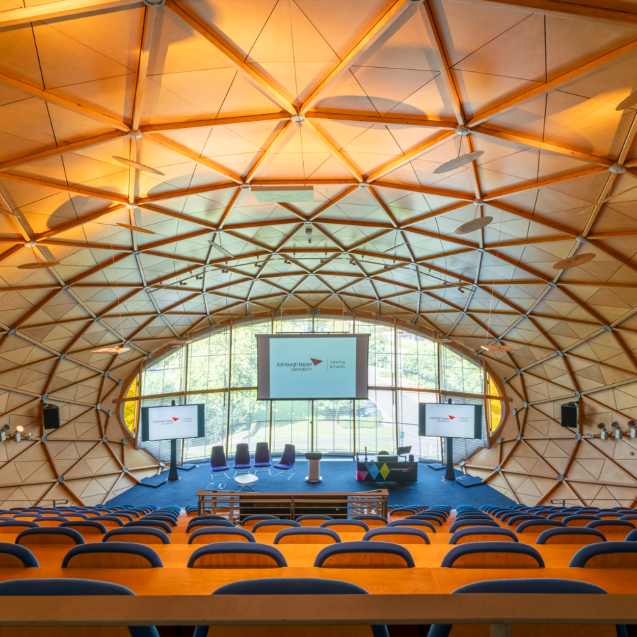 Lindsay Stewart lecture theatre Edinburgh Napier University.png