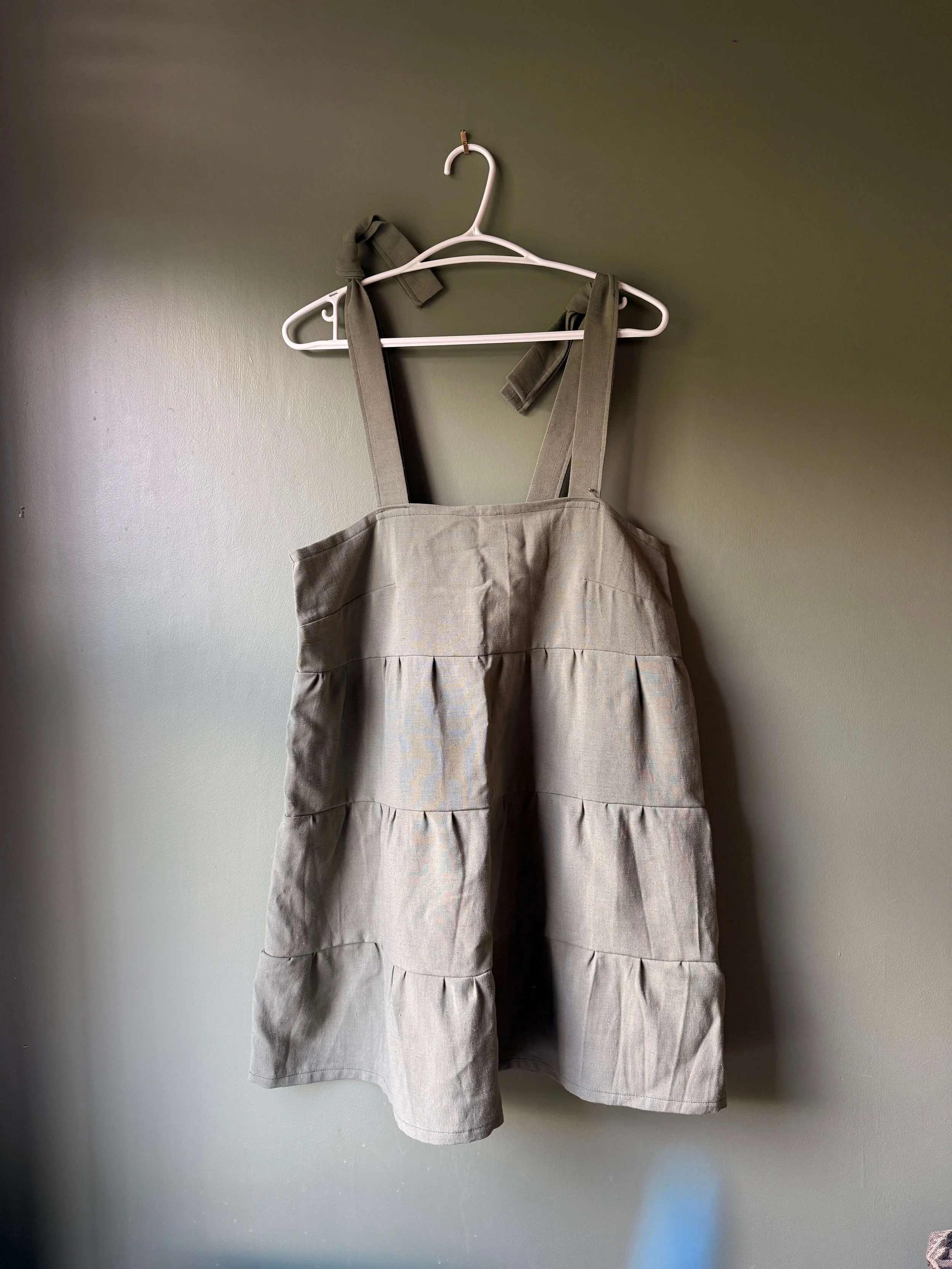 Khaki Babydoll dress - S