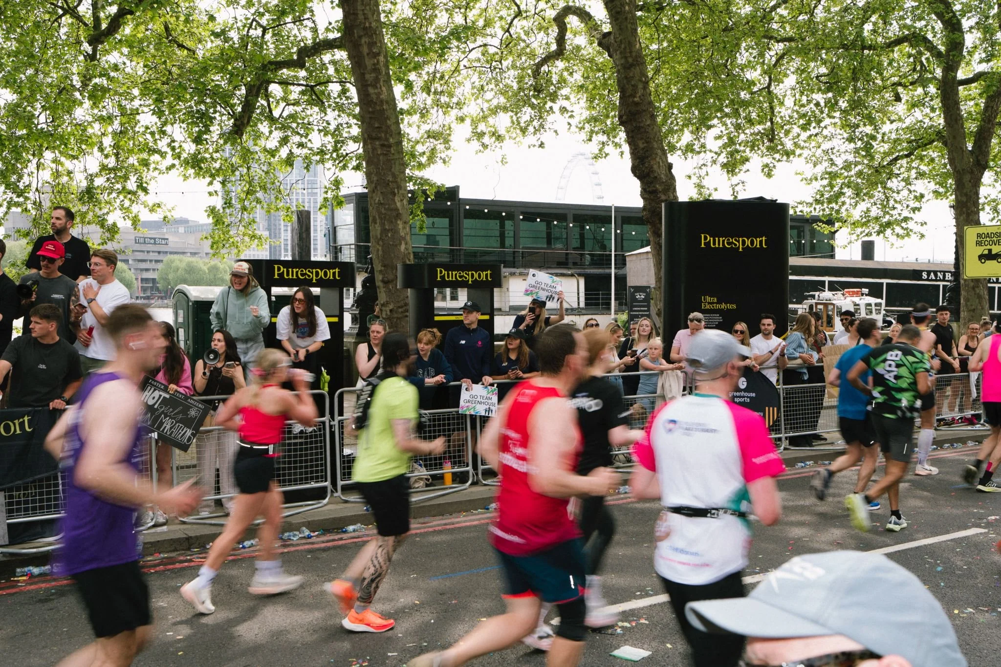 Puresport Roadside Recovery | Marathon Brand Activation London