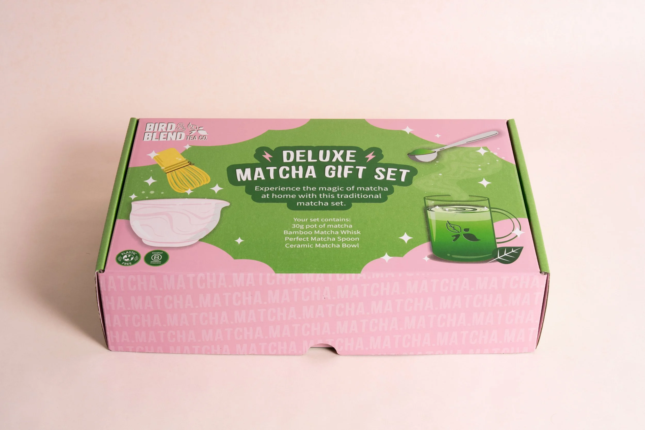 Bird & Blend Tea Matcha Gift set