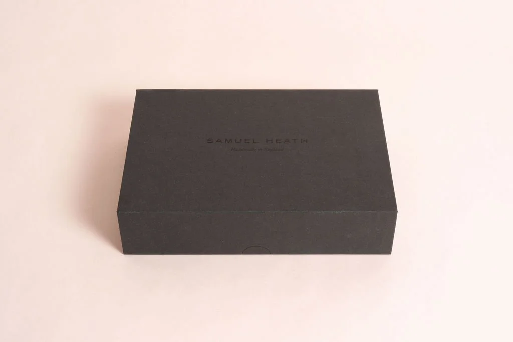 Samuel Heath packaging box