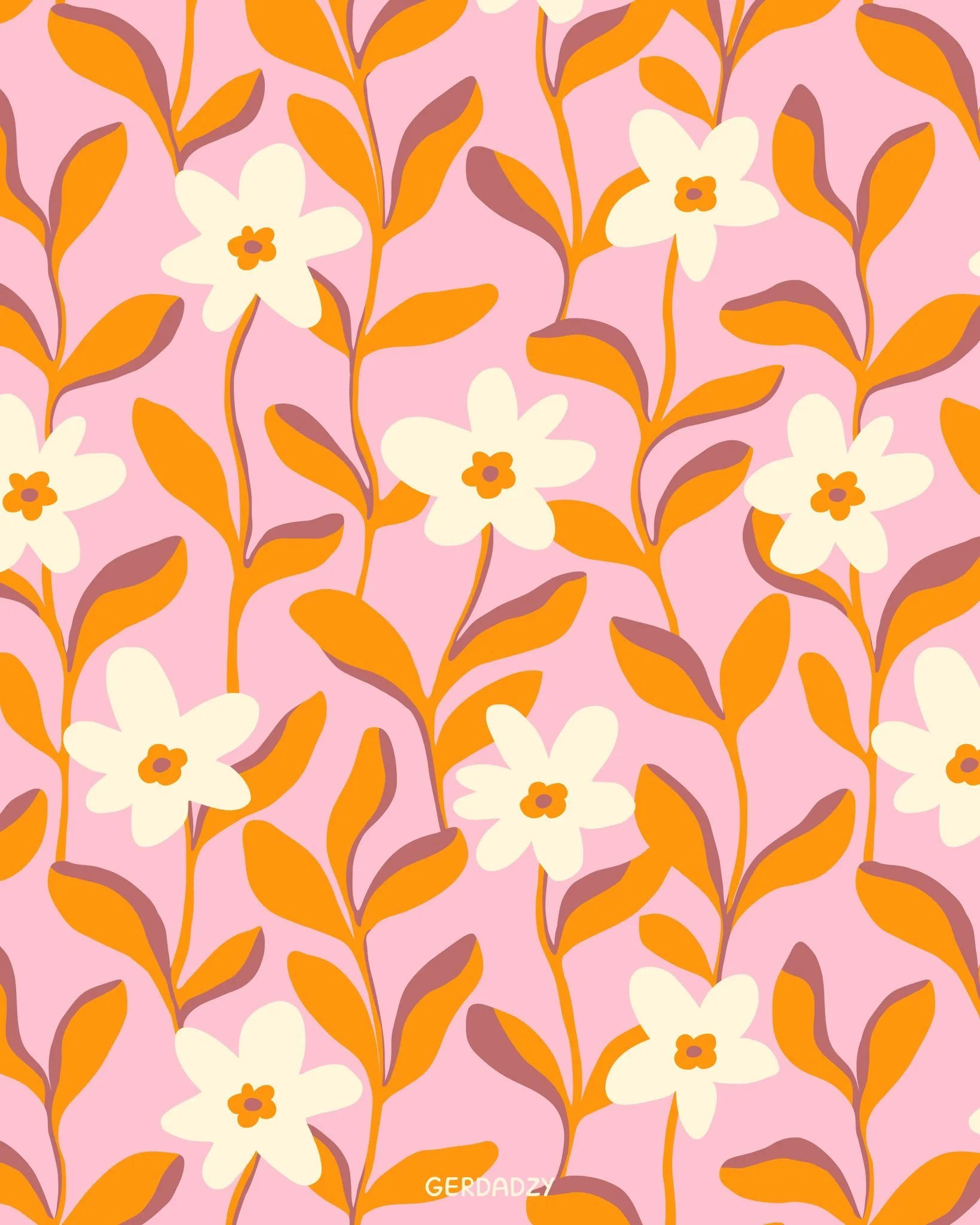 A few new color experiments of this pattern (the last one is the original) 🌸

#floralpattern #floralprint #surfacedesigner