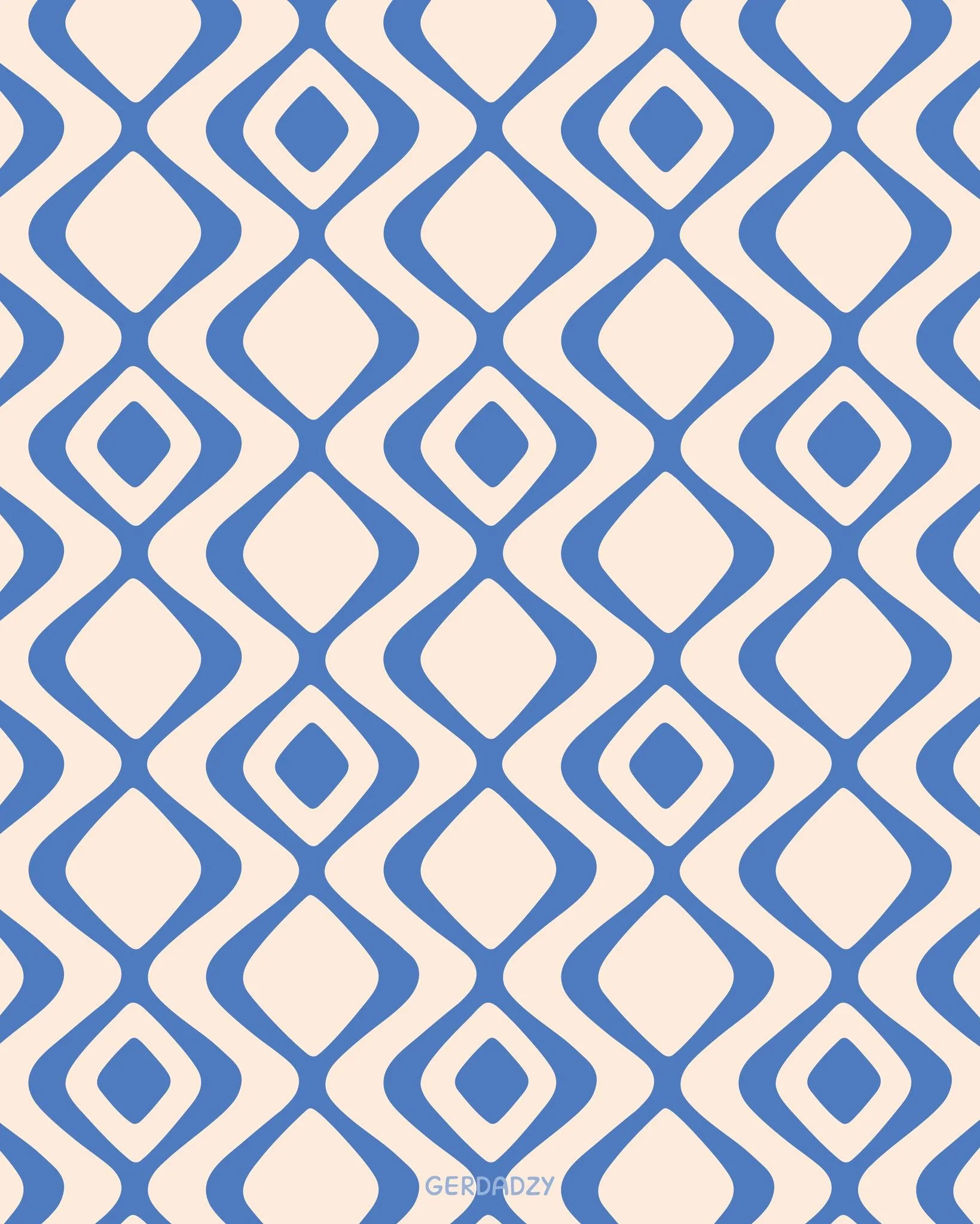 Wavy geometric pattern &diams;️&diams;️&diams;️

#surfacedesigner #printdesign #patterndesign