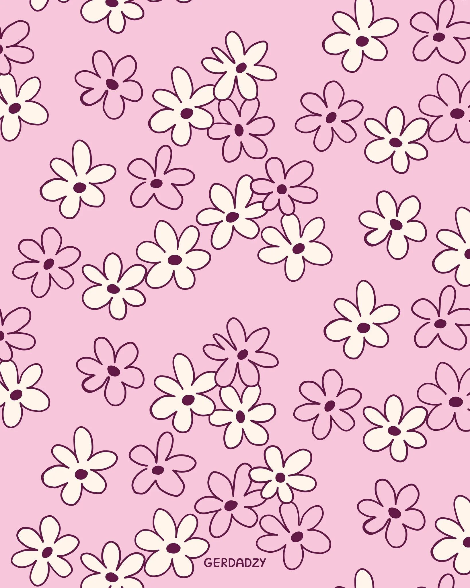 Hello and Happy New Year! 

Getting back to Instagram after a much needed break with a new fun floral pattern 🌸 I did this one still last year and had many more ideas to share, but the energy was not there 🙃 I created quietly instead and have more 