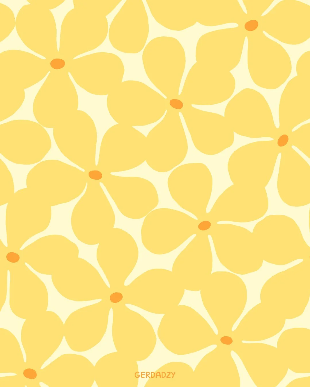 Bold chunky floral 🌸 

One more of those patterns where I started with one idea, just to remove everything to the simplest version possible. I think both are good, but I still prefer the simpler one 🤷🏻&zwj;♀️ What do you think?

#floralpattern #ar