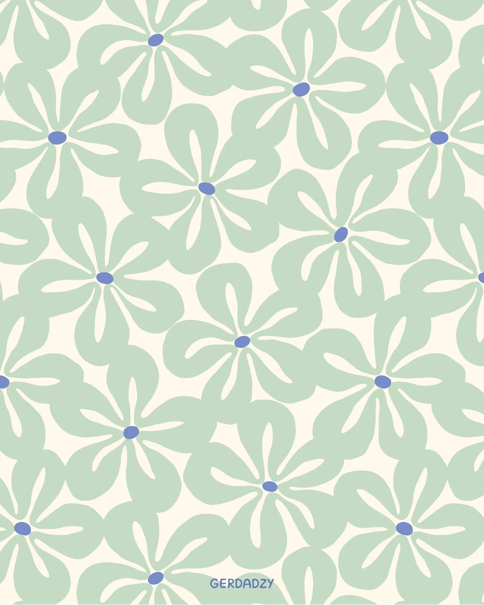More explorations of the pattern from last week in fresh spring colors. I originally did not like this version, but I think it works great in the right colors! 🌸🌸🌸

#floralpattern #artlicensig