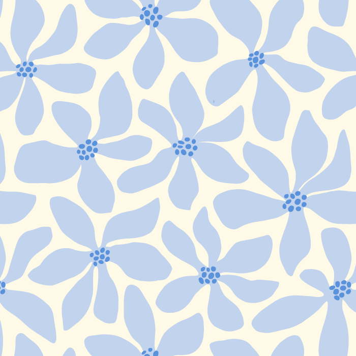 04. Floral spell - blue