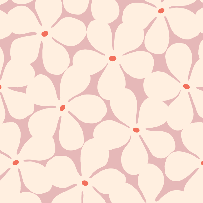 05. Chunky florals - clay