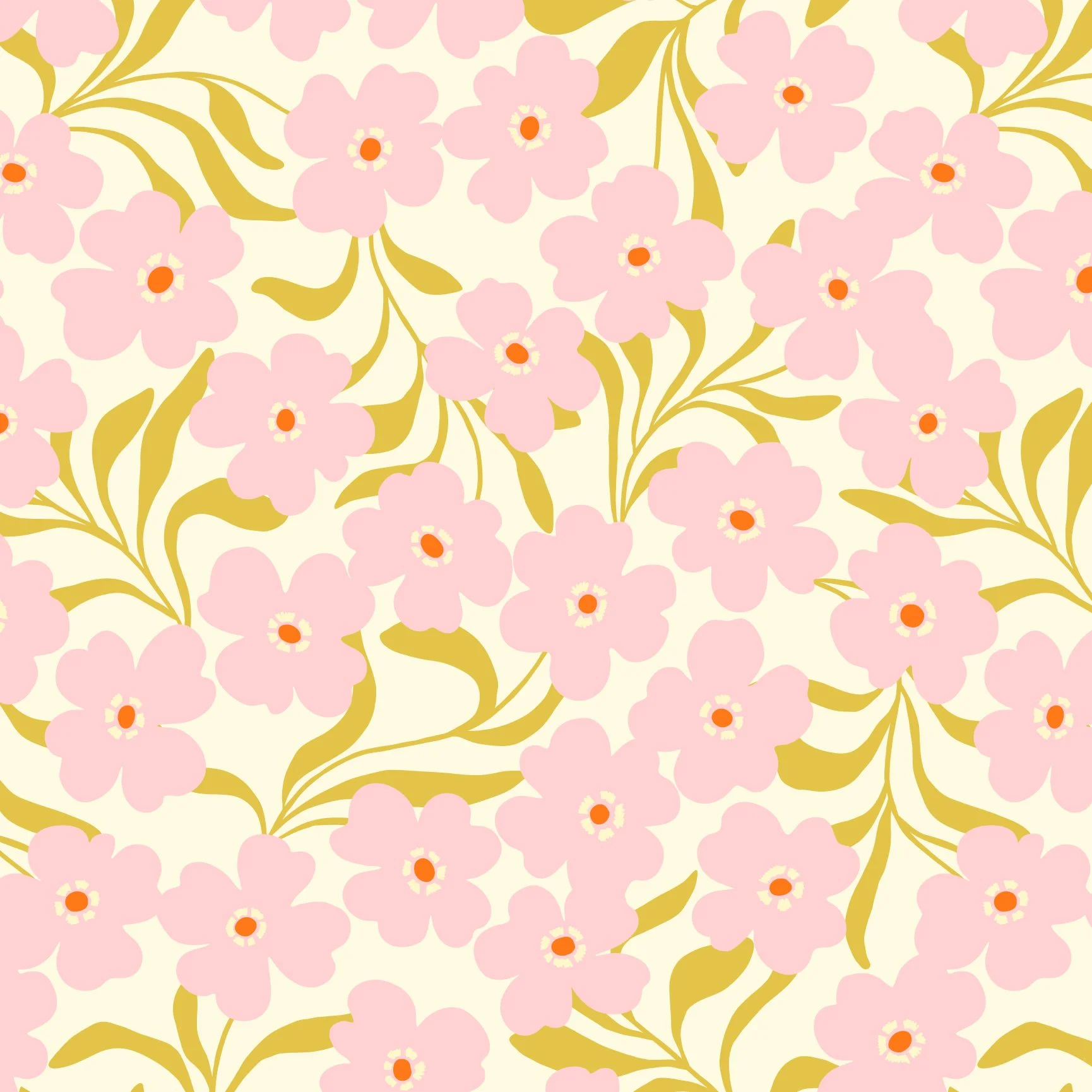 08. Flowers in the wind - pink