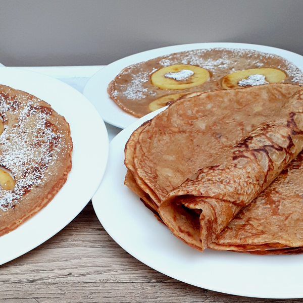 Pannenkoeken met speculoos en appel 🥞🍏