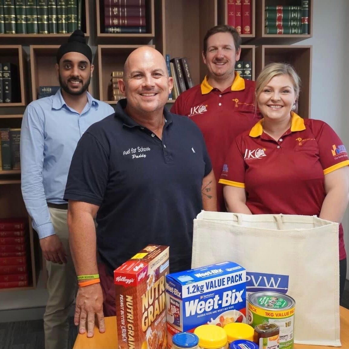 So great to meet Patrick &amp; Reiannan Kenna from JKC Building who presented Fuel For Schools with some donations this afternoon at PVW Partners office. 

Thank you to Mandeep and Fiona Montgomery for organising us to meet this wonderful local coupl