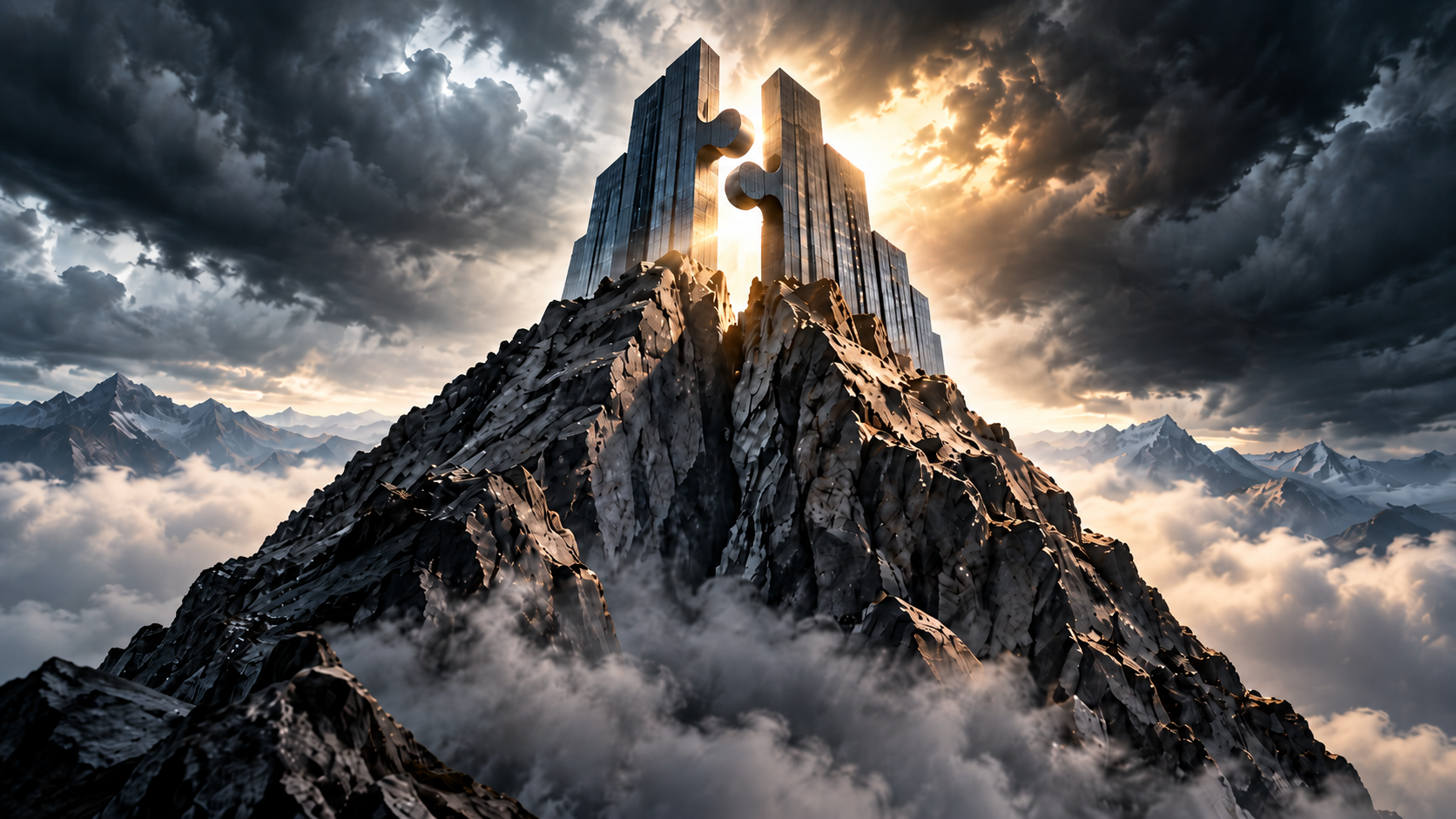 Behind the Mountain