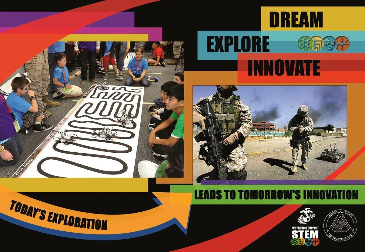 2017: STEM Poster for MARCORSYSCOM (Adobe Photoshop)