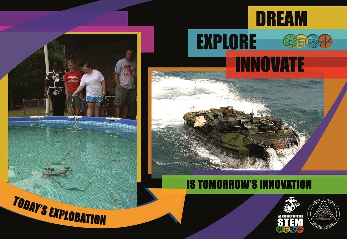 2017: STEM Poster for MARCORSYSCOM (Adobe Photoshop)