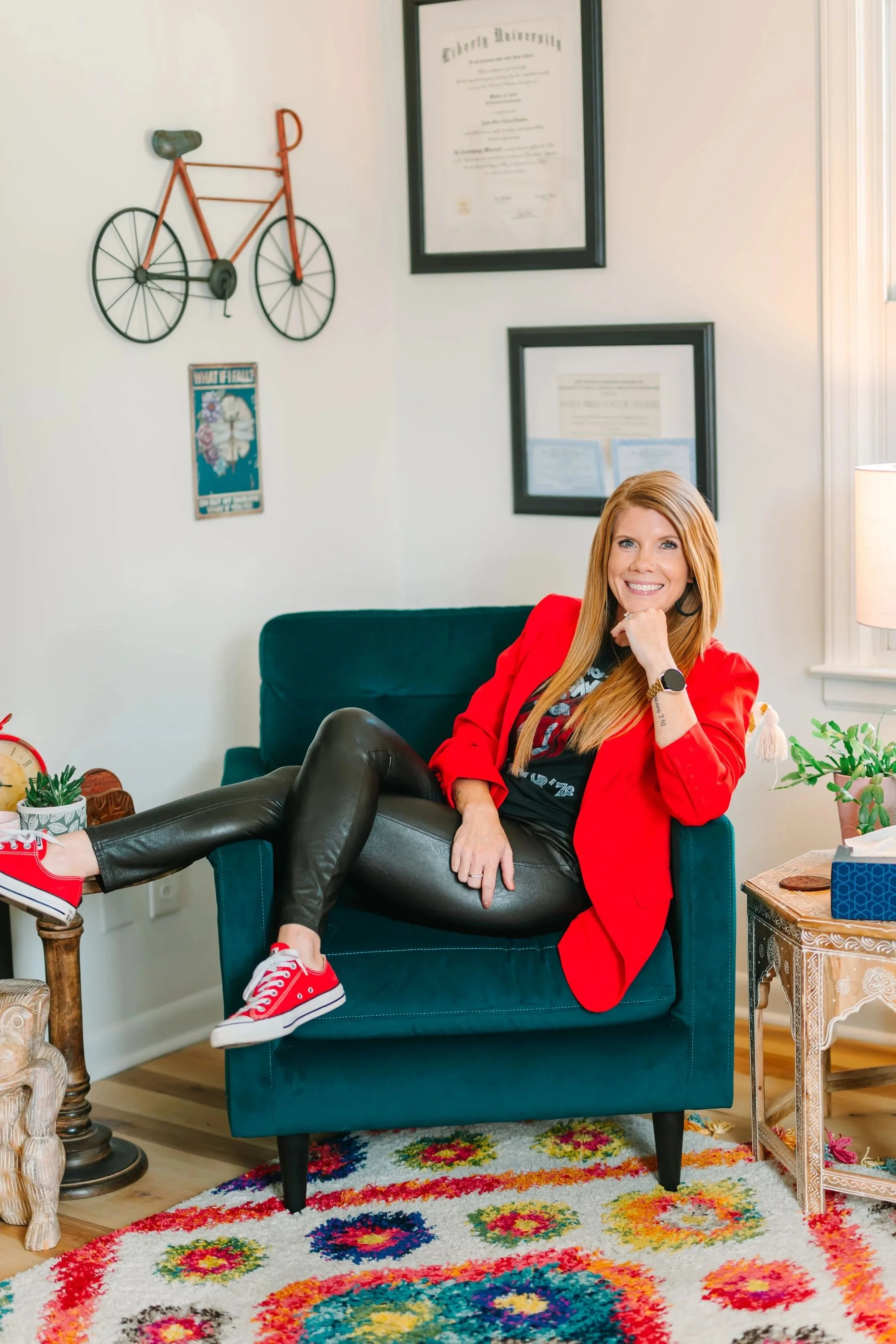 Anna Thames, therapist in Monroe, NC providing counseling for anxiety, stress, boundaries, communication, and relationship concerns.