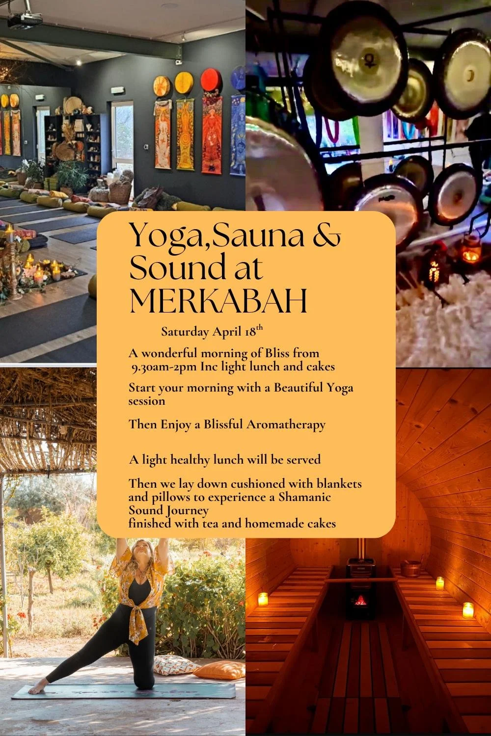 Yoga, Sauna & Sound ~ 18th April