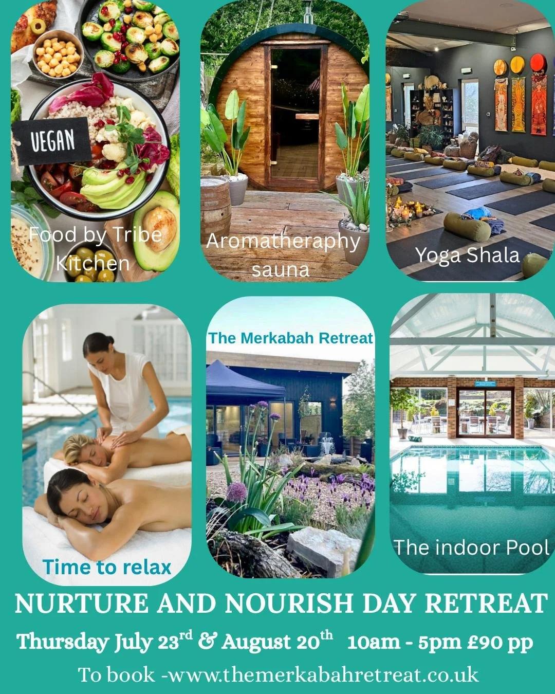 Nurture & Nourish Day Retreat ~ 23rd July  & 20th August