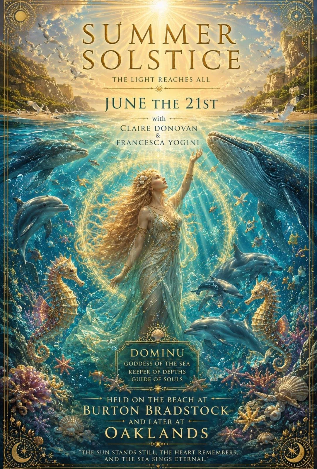 Summer Solstice at Burton Bradstock ~ 21st June