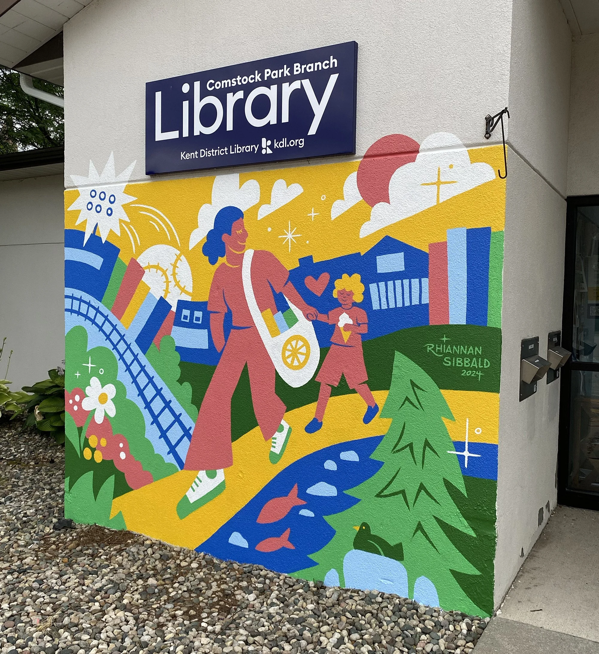 KDL Comstock Park Mural