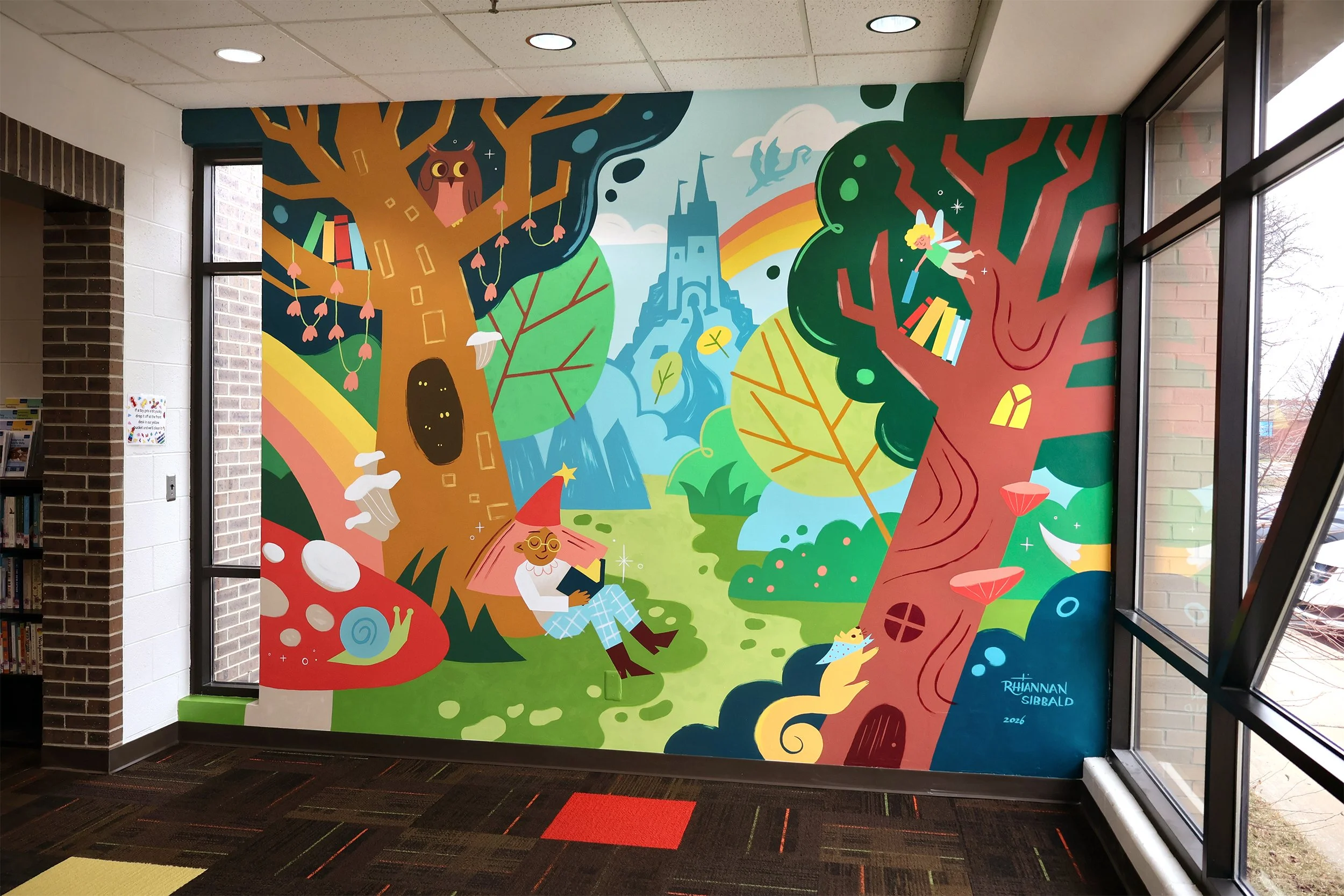 Southgate Library Children's Area Mural