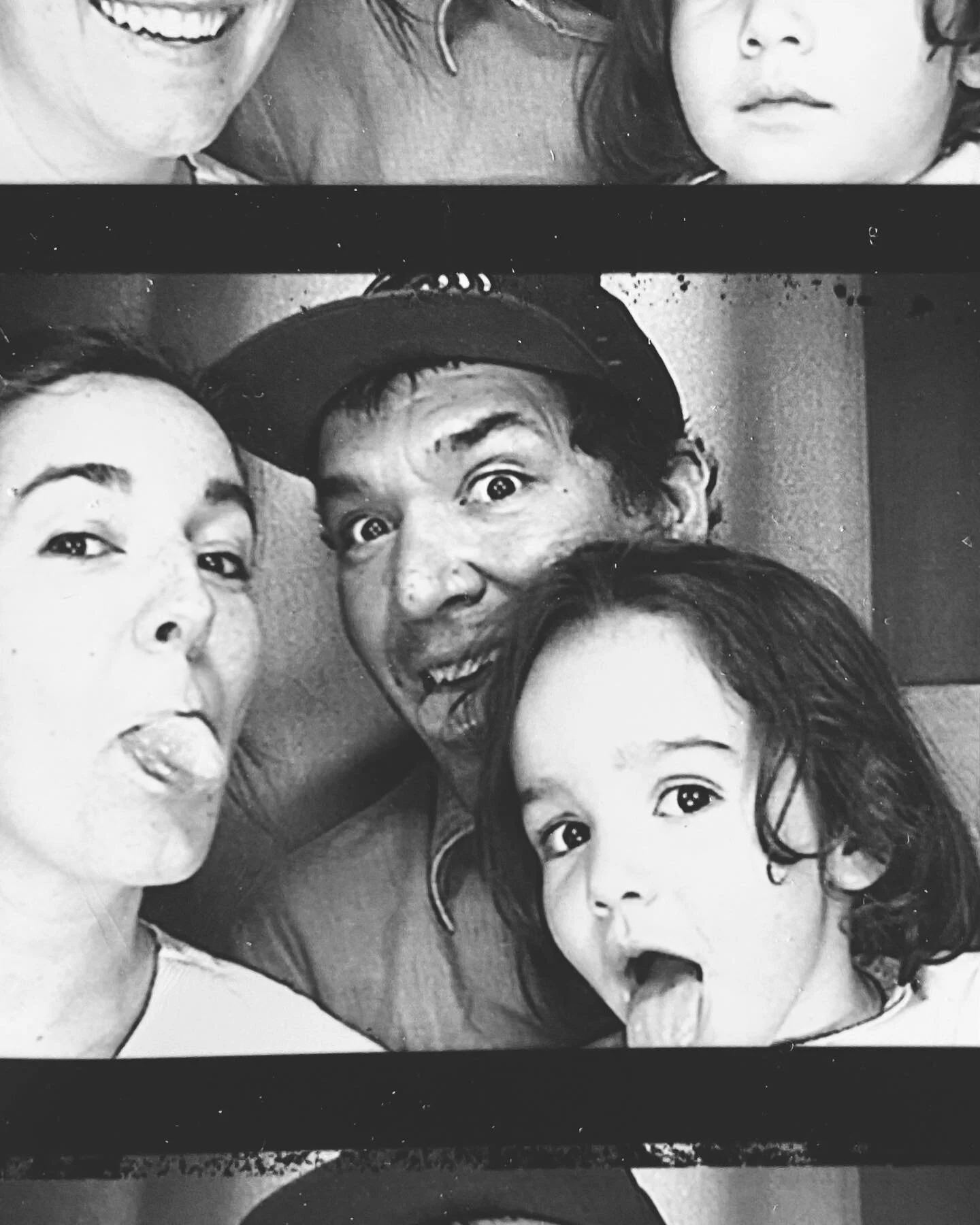 Her first photo booth experience 😜