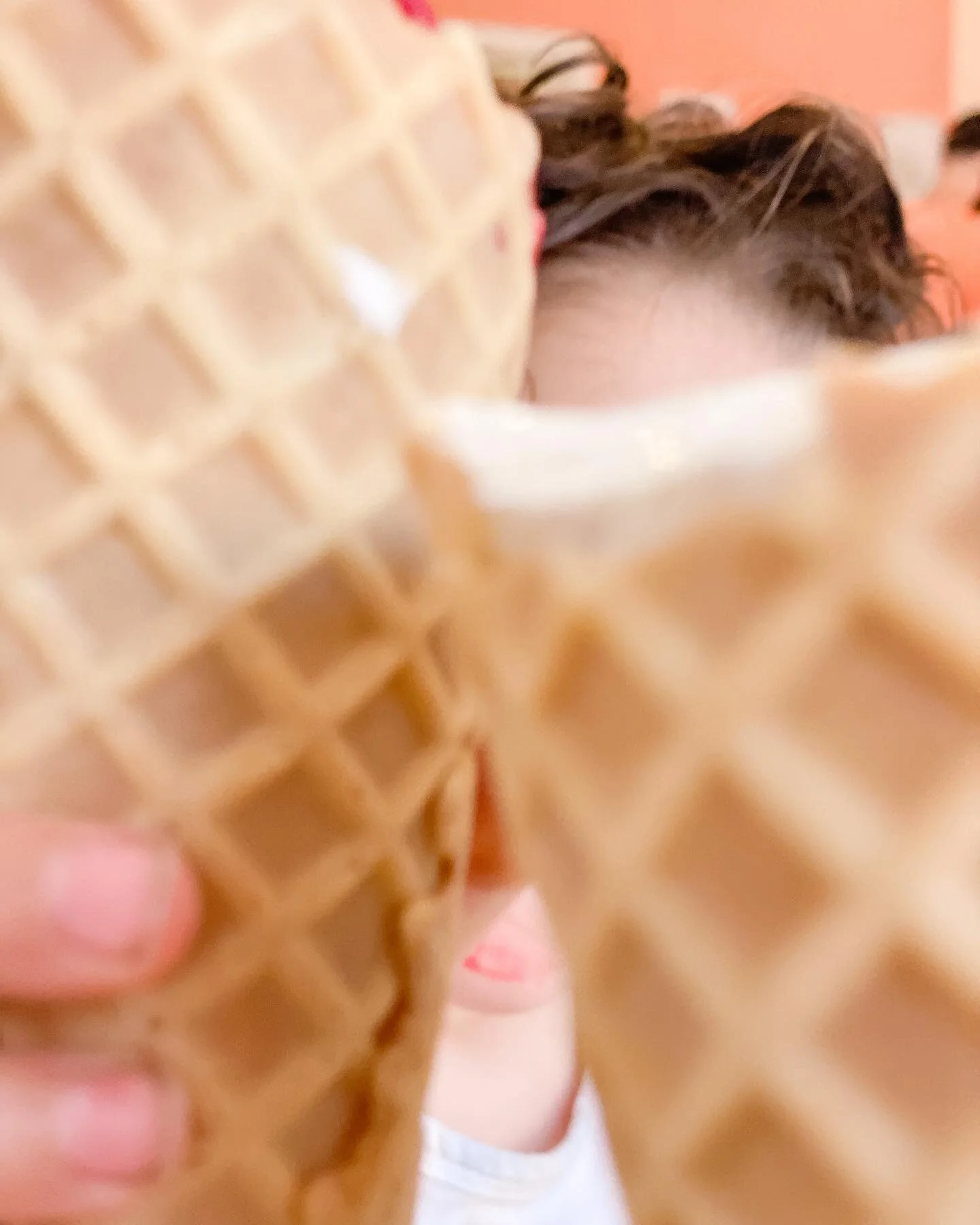 Sometimes we eat ice cream before dinner ☀️